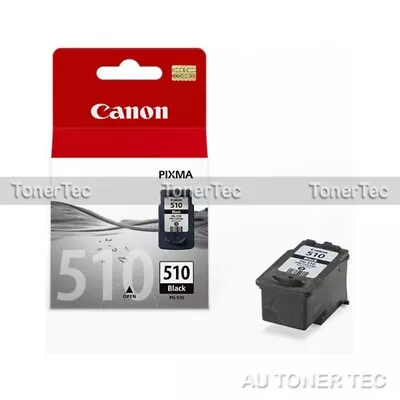 Canon Genuine PG510 FINE BLACK Ink->MP270/MX340/MX330/MX320/MP495/MX420/MX410 • $36.02